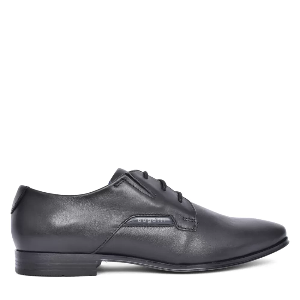 Mens BUGATTI Mens A311K Morino I Laced Shoe In Black