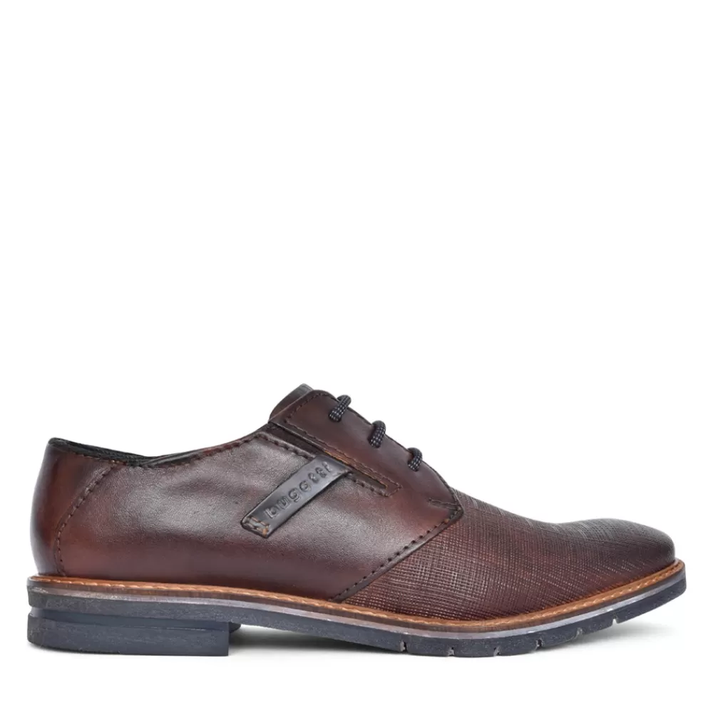 Mens BUGATTI Mens A9E01 Shoe In Brown