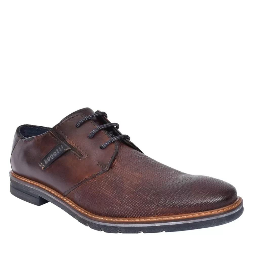 Mens BUGATTI Mens A9E01 Shoe In Brown