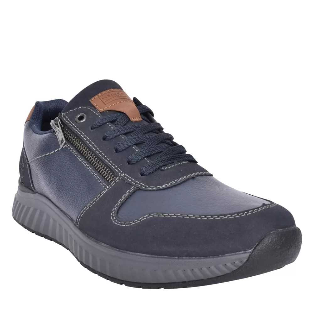 Mens RIEKER Mens B0613 Laced Trainer In Navy