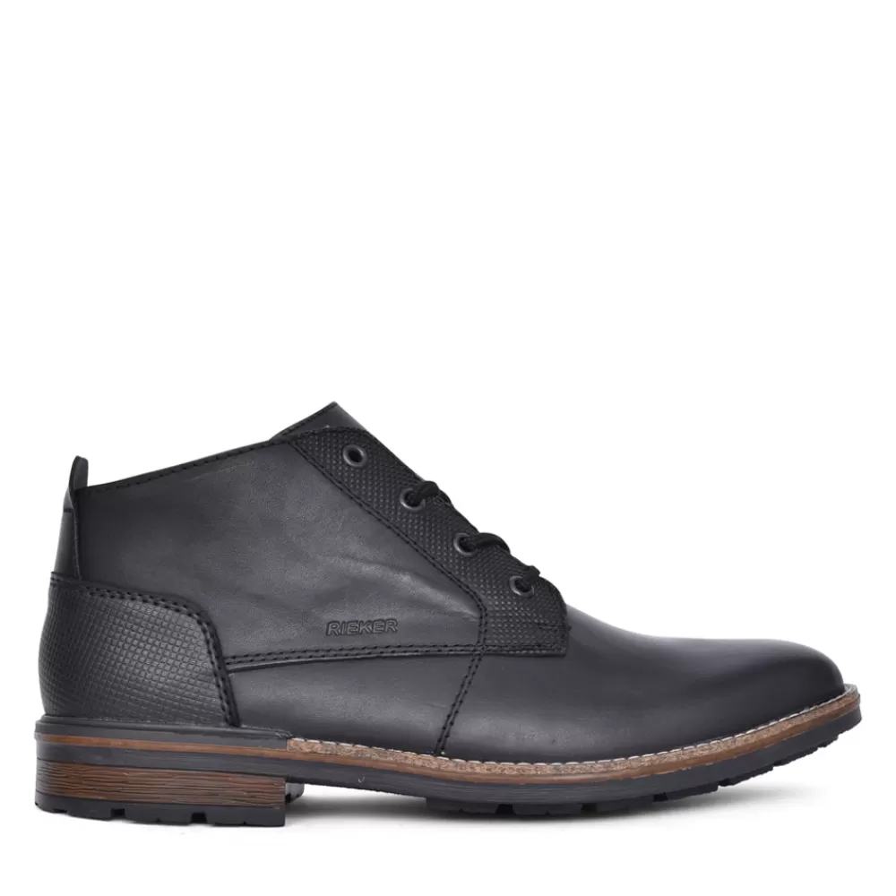 Mens RIEKER Mens B1322 Ankle Boot In Black