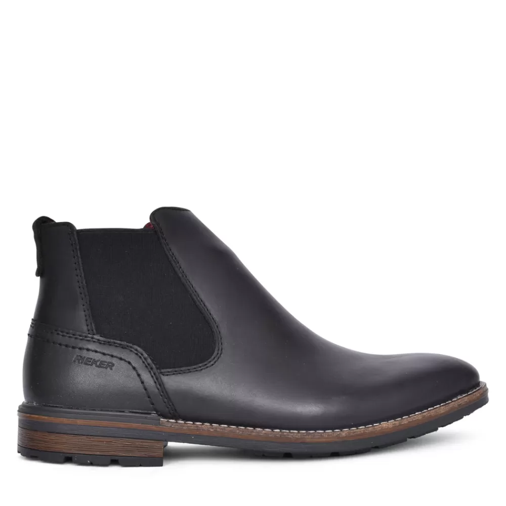 Mens RIEKER Mens B1360 Chelsea Boot In Black