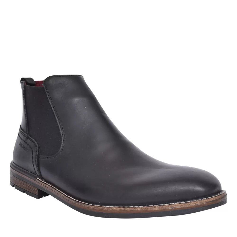 Mens RIEKER Mens B1360 Chelsea Boot In Black