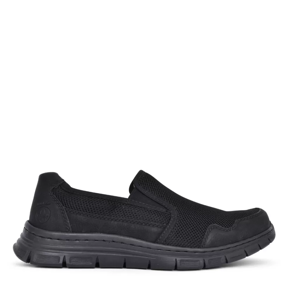 Mens RIEKER Mens B4862 Slip On Shoe In Black