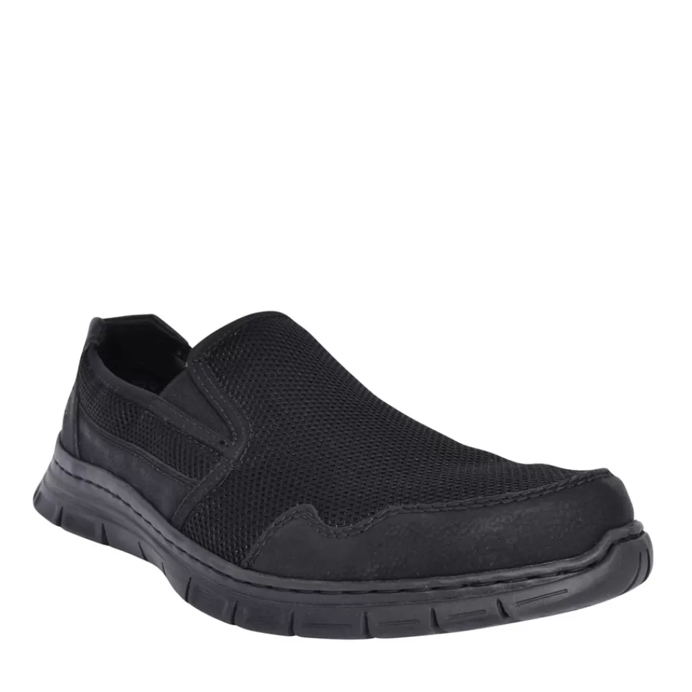 Mens RIEKER Mens B4862 Slip On Shoe In Black