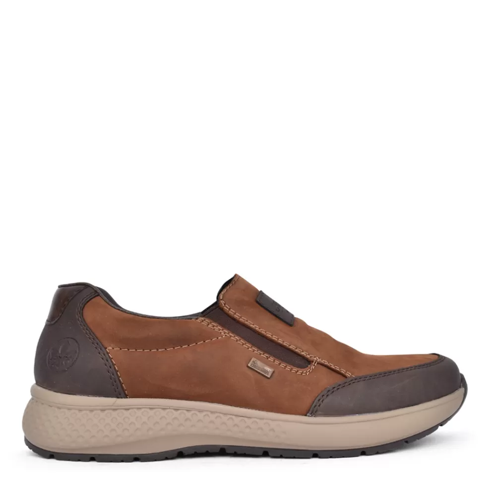 Mens RIEKER Mens B7654 Tex Slip On Shoe In Tan