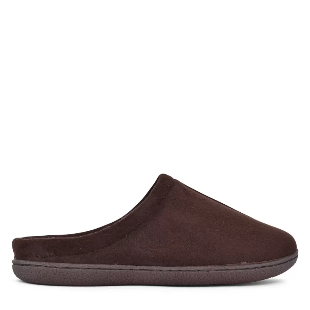 Mens JO & JOE Mens Cliff Mule Slipper In Dark Brown