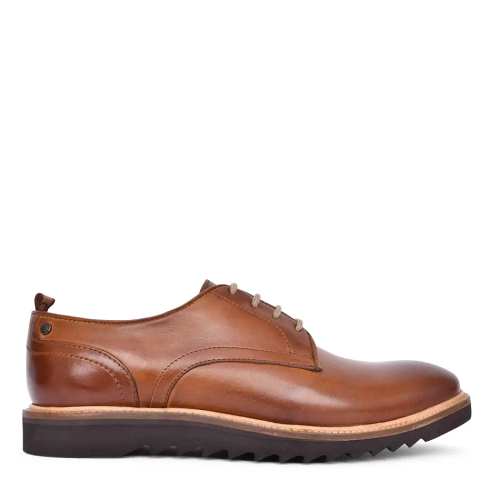 Mens BASE LONDON Mens Coby Shoe In Tan