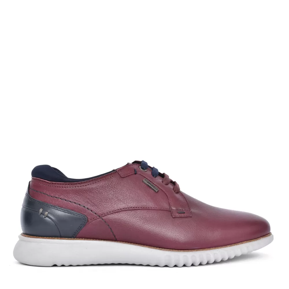 Mens POD Mens Coilver Laced Shoe In Burgandy