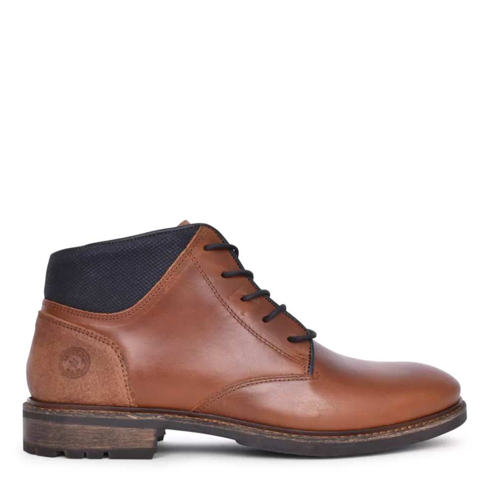 Mens ESCAPE Mens Dark Jedi Laced Ankle Boot In Tan