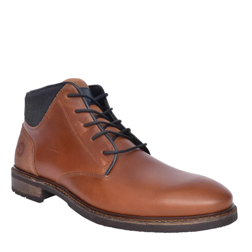 Mens ESCAPE Mens Dark Jedi Laced Ankle Boot In Tan
