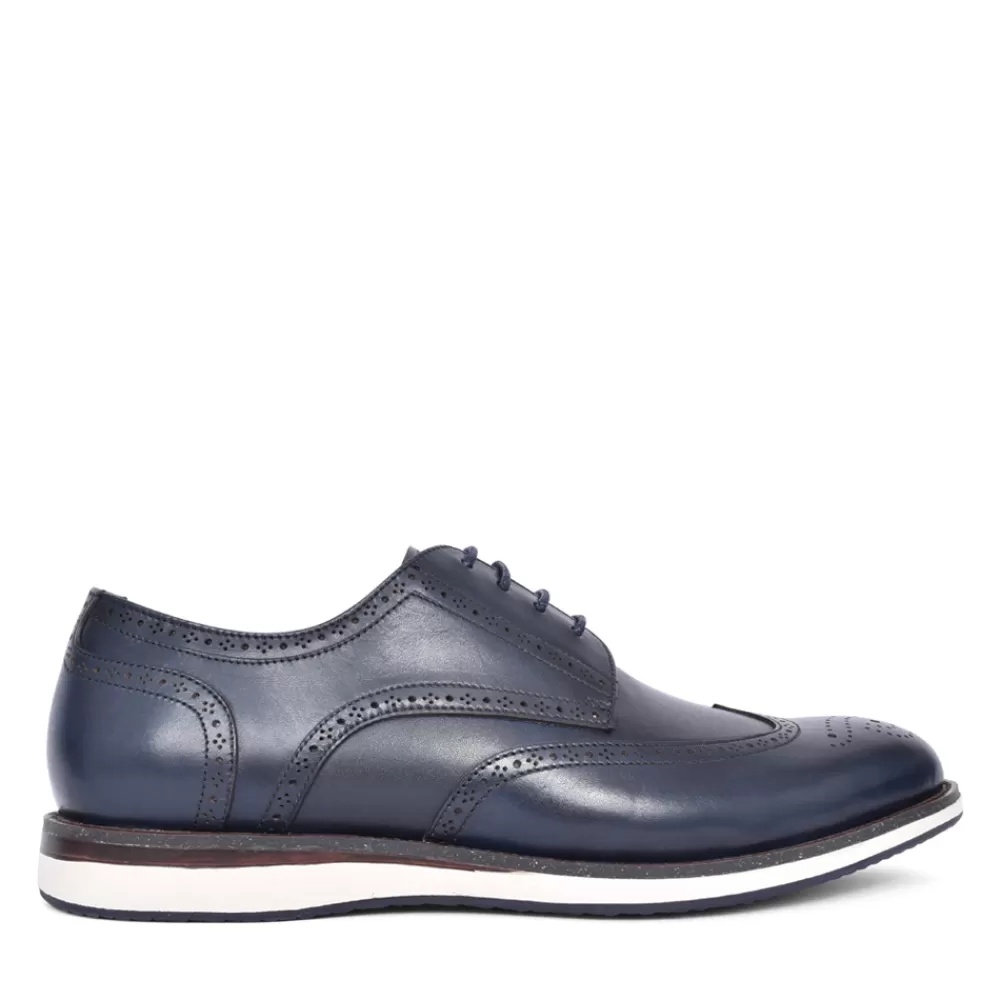 Mens ESCAPE Mens Denman Laced Shoe In Navy
