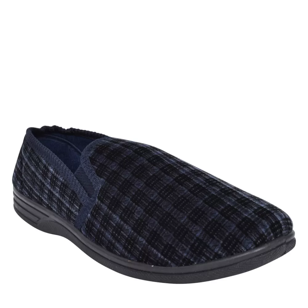 Mens JO & JOE Mens Duke Full Slipper In Navy