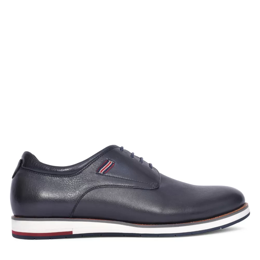 Mens ESCAPE Mens Fallen Forest Laced Shoe In Navy