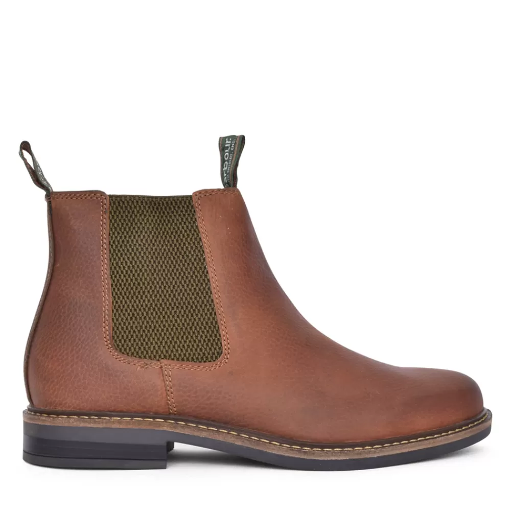 Mens BARBOUR Mens Farsley Chelsea Boot In Cedar