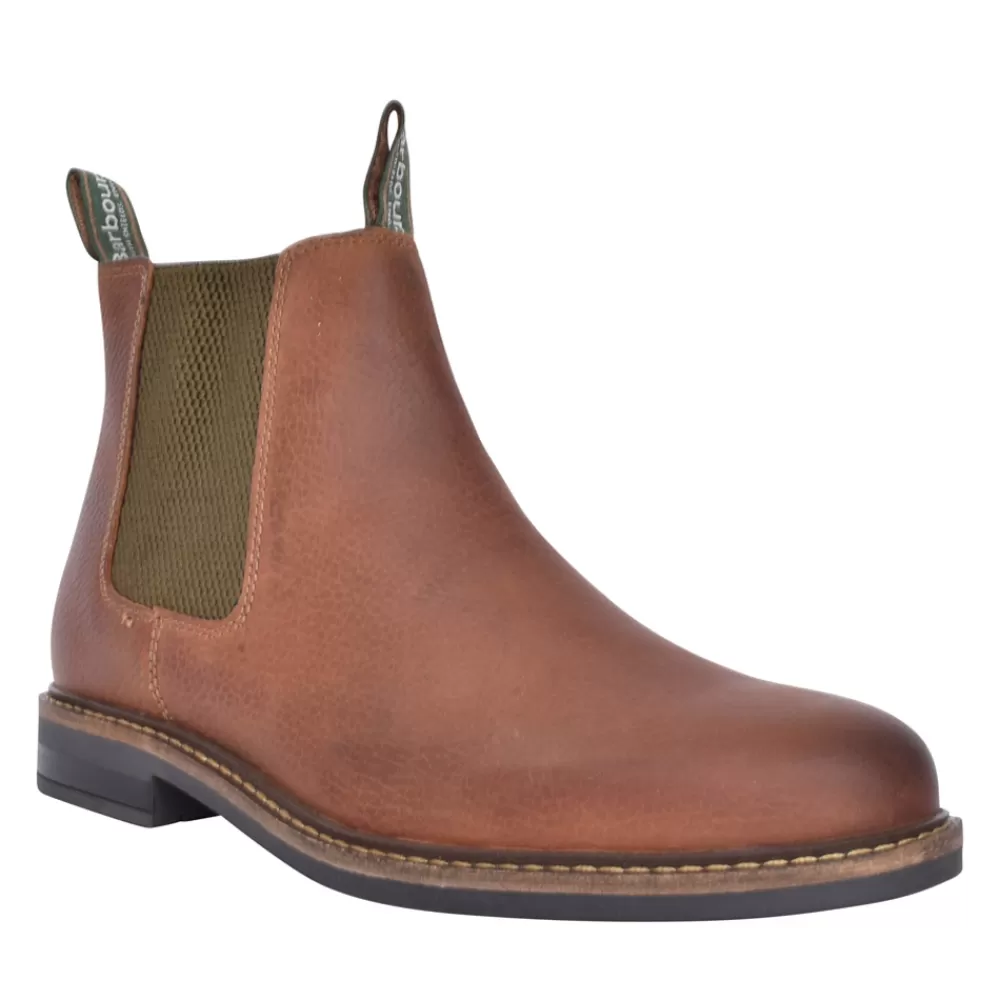 Mens BARBOUR Mens Farsley Chelsea Boot In Cedar