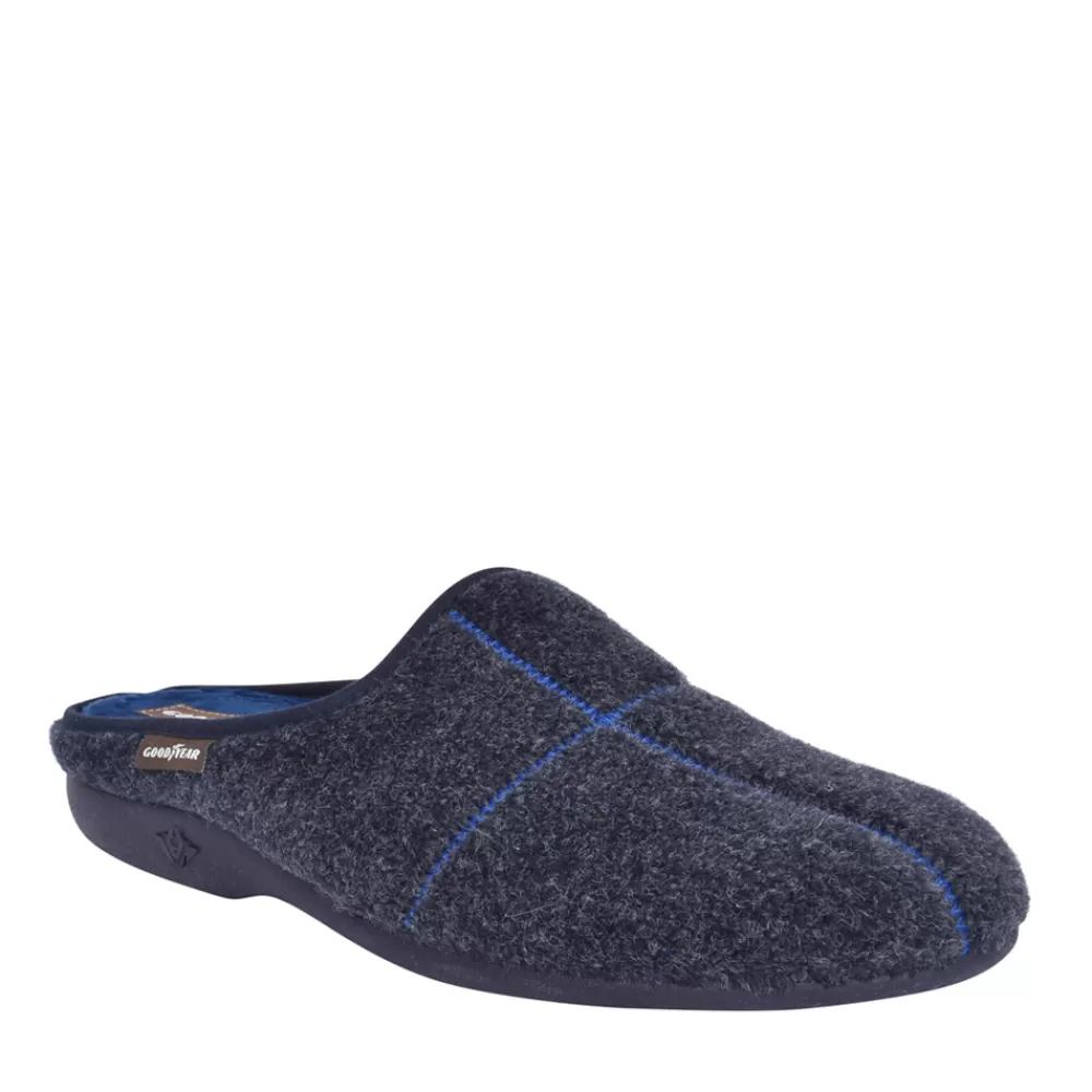 Mens GOODYEAR Mens Fiasco Kmg008 Mule Slipper In Navy