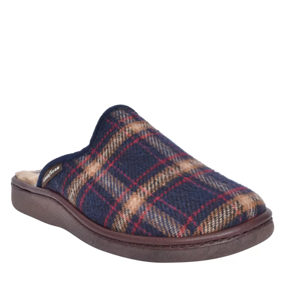Mens GOODYEAR Mens Frank Kmg023 Mule Slipper In Blue