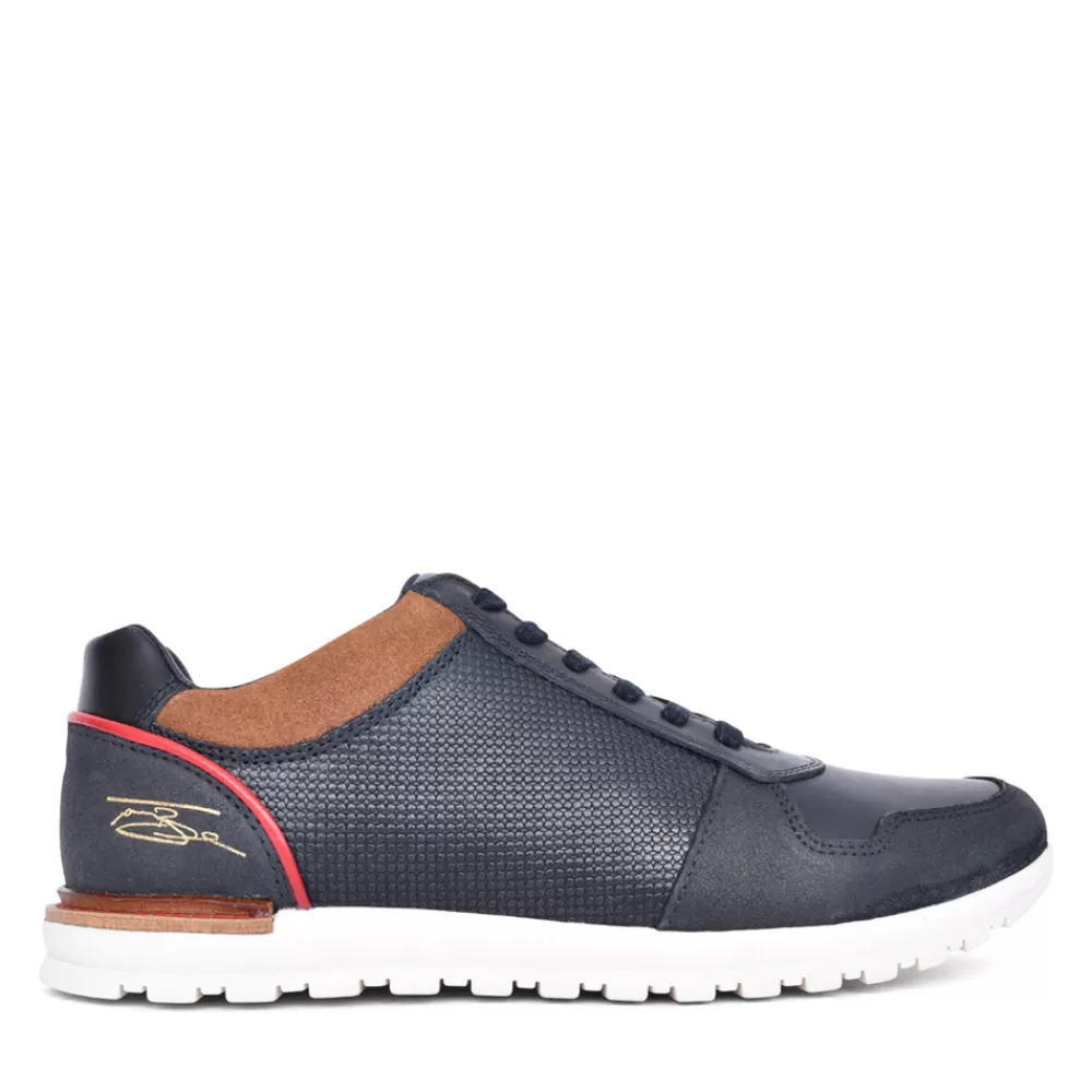Mens LLOYD & PRYCE Mens Gleeson Laced Trainer In Navy