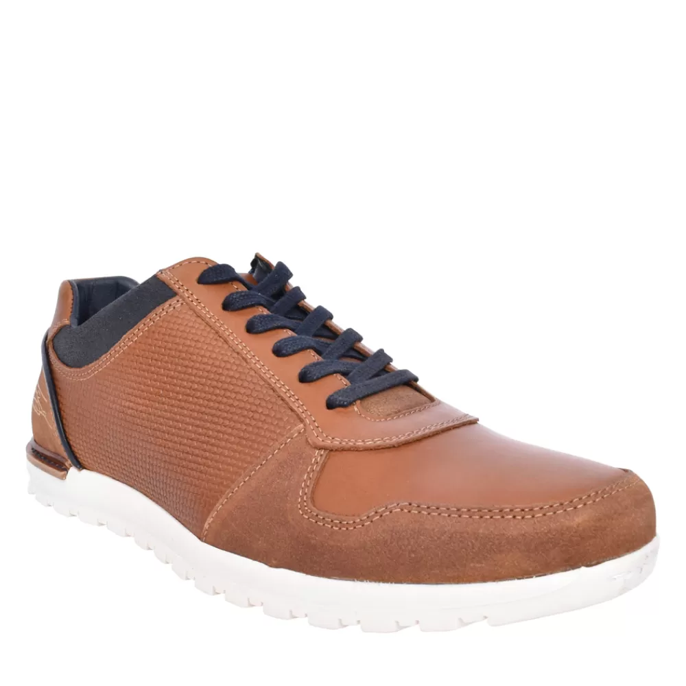 Mens LLOYD & PRYCE Mens Gleeson Laced Trainer In Tan