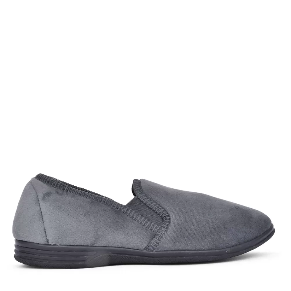 Mens JO & JOE Mens Jake Full Slipper In Grey