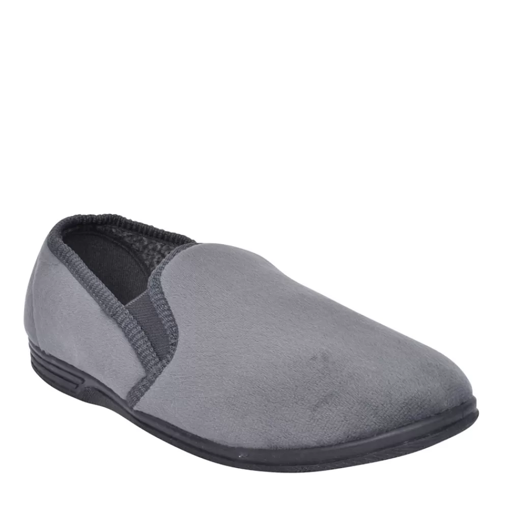 Mens JO & JOE Mens Jake Full Slipper In Grey