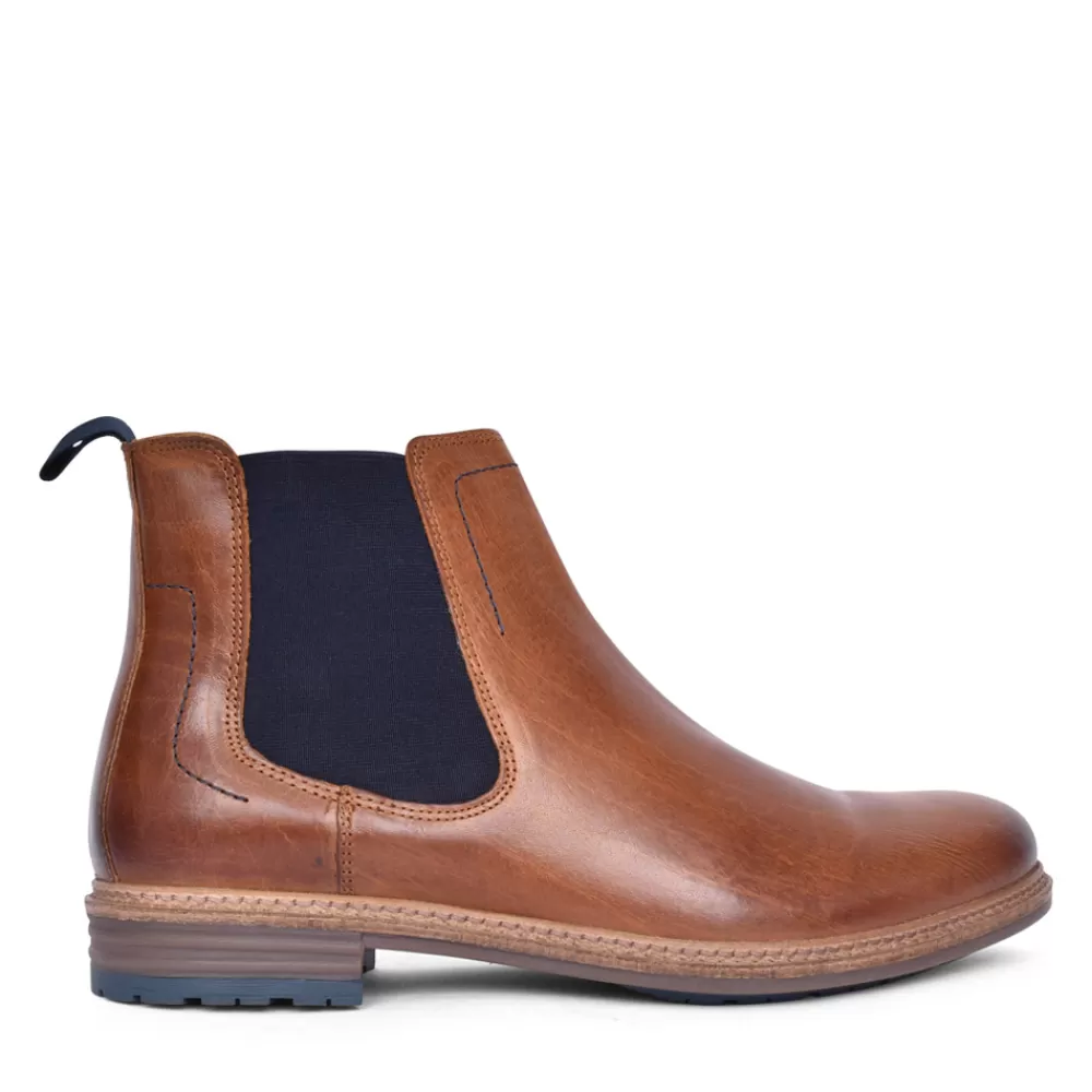Mens HUSH PUPPIES Mens Justin Chelsea Boot In Tan