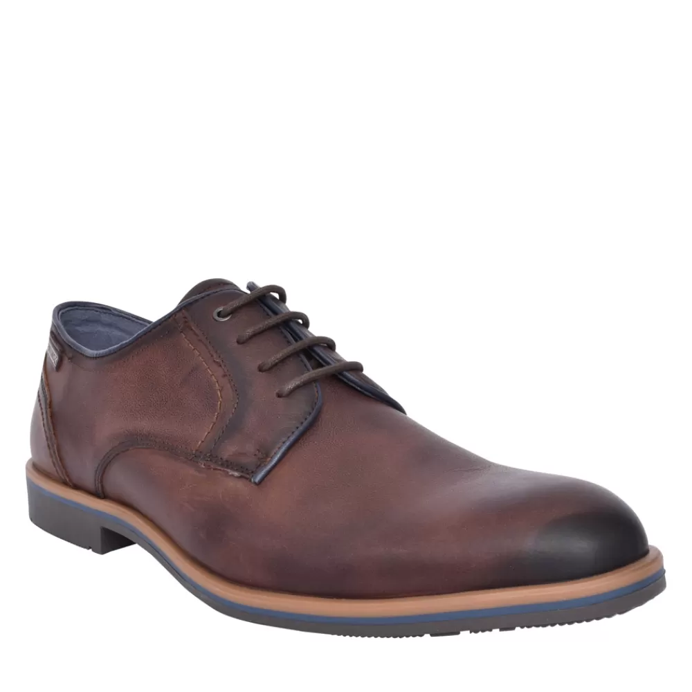 Mens PIKOLINOS Mens Leon Leather Shoe In Brown