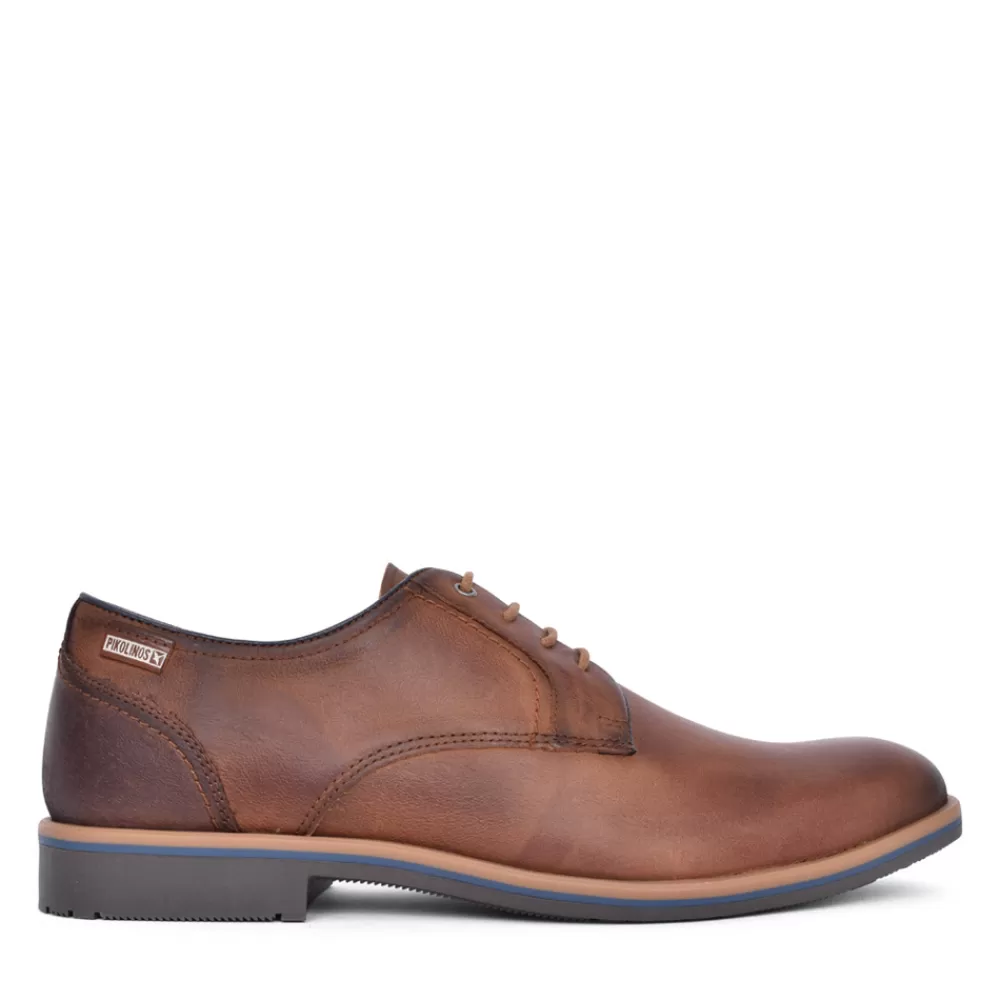 Mens PIKOLINOS Mens Leon Leather Shoe In Tan