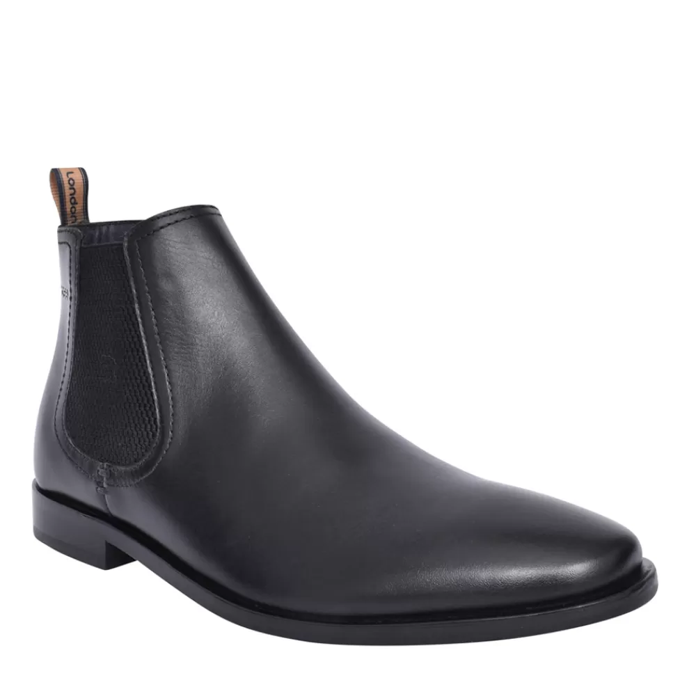 Mens BASE LONDON Mens Lynch Ankle Boot In Black