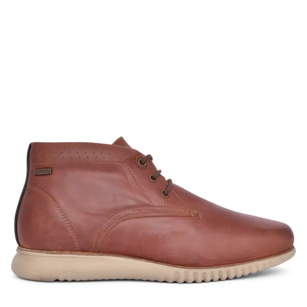 Mens POD Mens Oak Waterproof Leather Boot In Tan