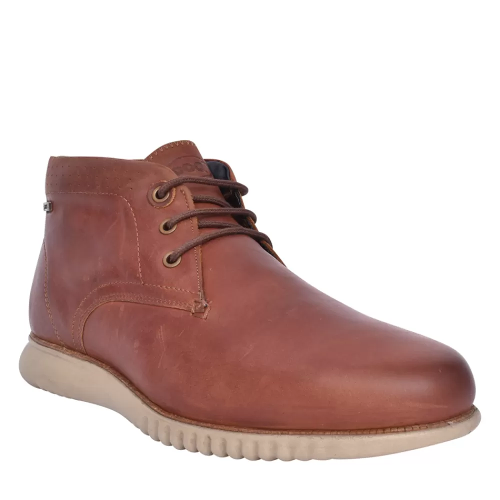 Mens POD Mens Oak Waterproof Leather Boot In Tan