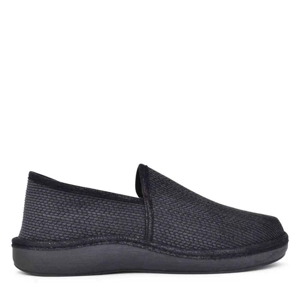 Mens PADDERS Mens Percy Full Slipper In Black