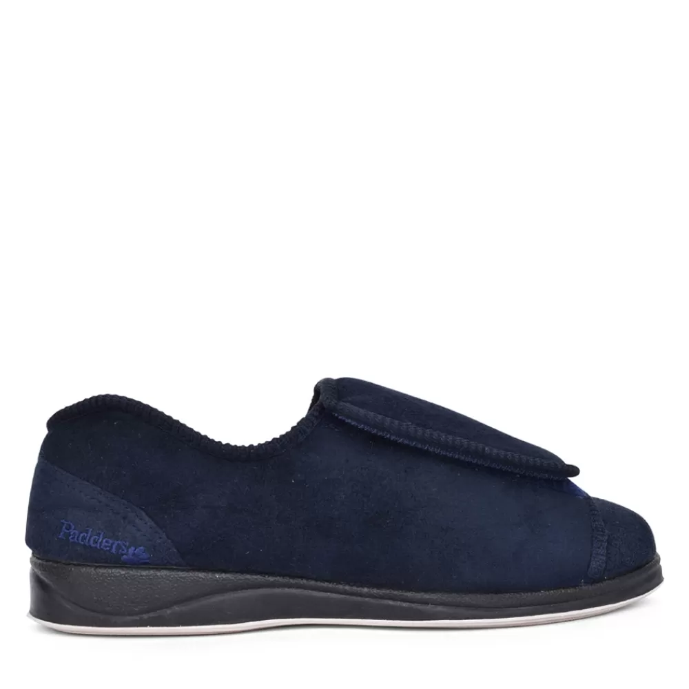 Mens PADDERS Mens Peter Wide Fit Slipper In Navy