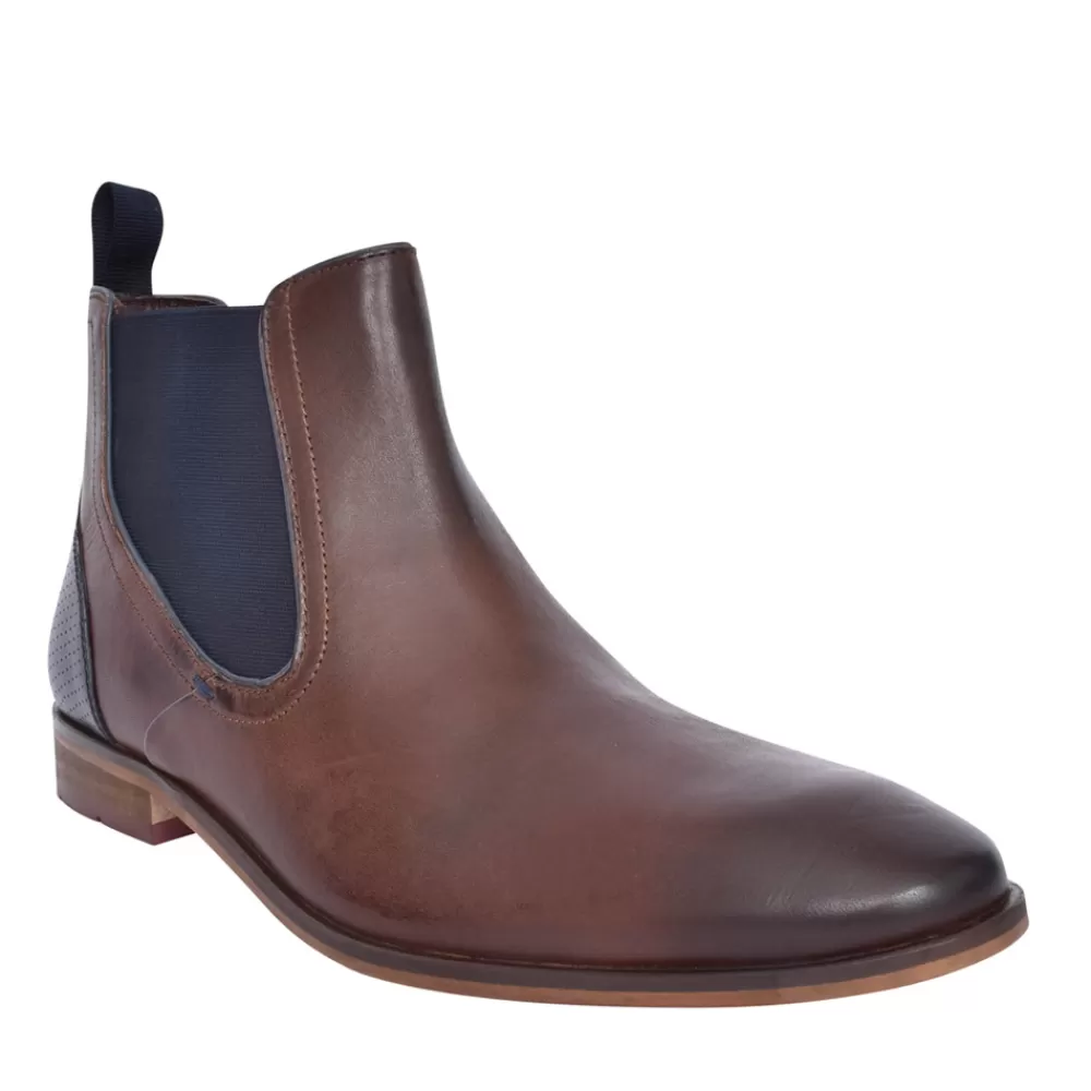Mens POD Men's Phoenix Slip On Ankle Boot In Brown