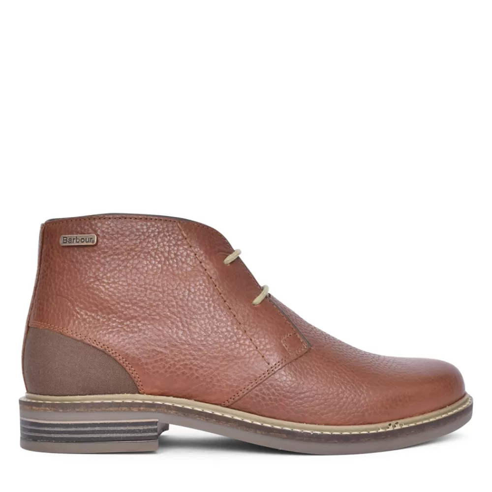 Mens BARBOUR Mens Readhead Laced Chukka Boot In Cognac