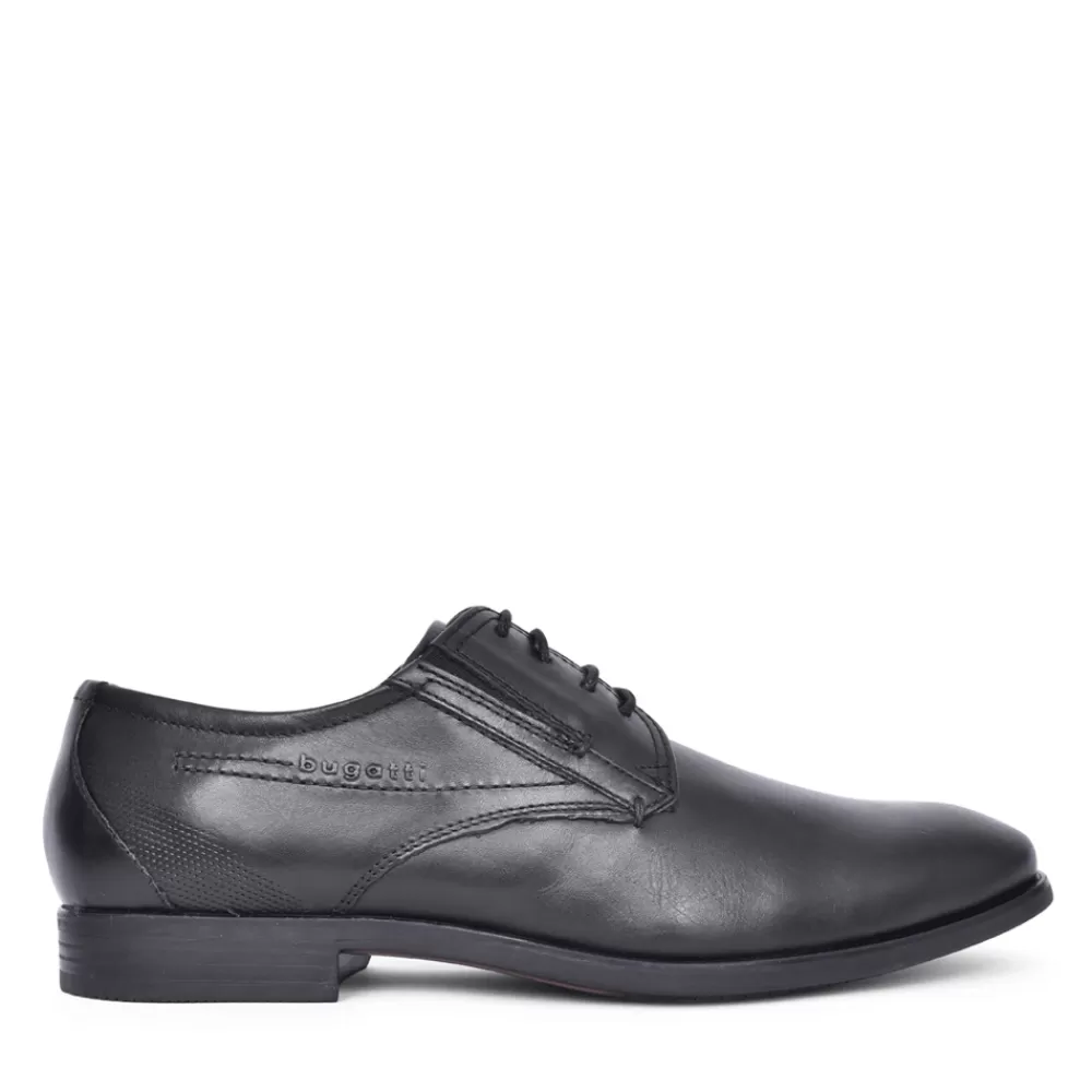 Mens BUGATTI Mens Savio Evo 19608 Lace Up Shoe In Black