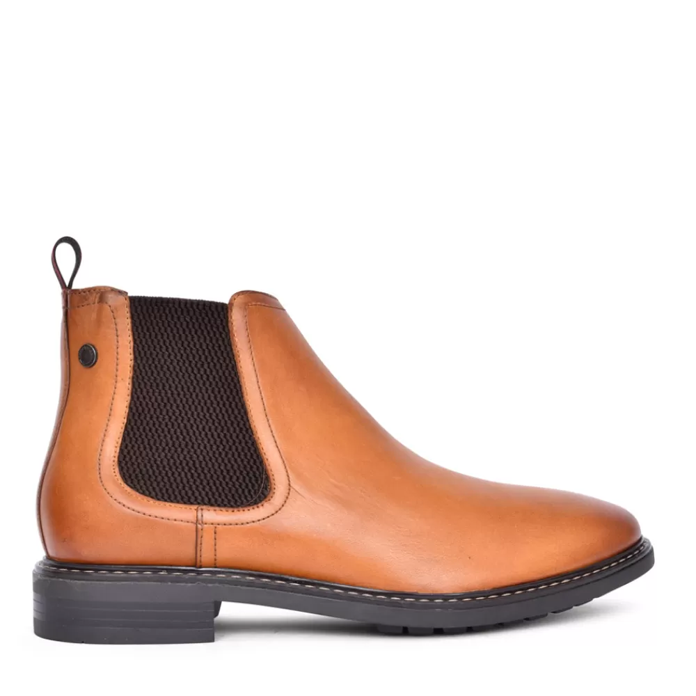 Mens BASE LONDON Mens Seymour Uo04 Chelsea Boot In Tan