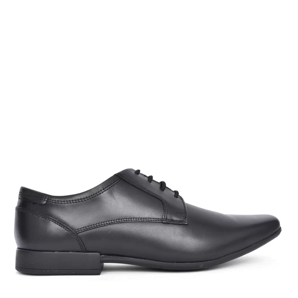Mens CLARKS Mens Sidton Lace G-Fit Shoe In Blk Leather