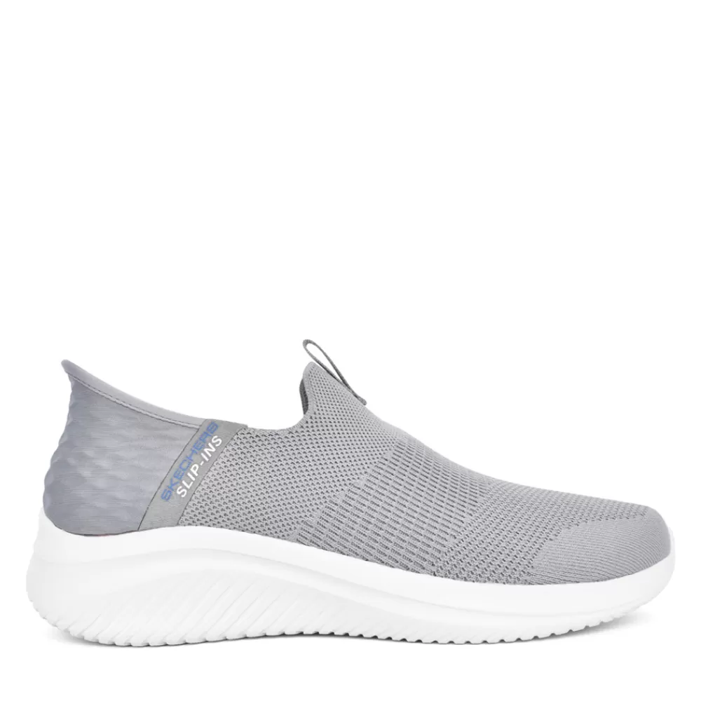 Mens SKECHERS Mens Slip-Ins 232450 Ultra Flex In Grey