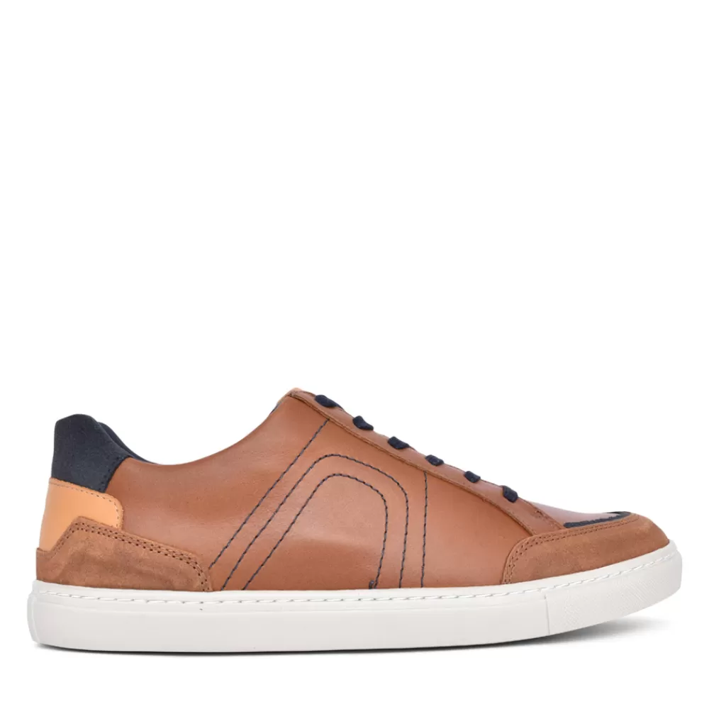 Mens LLOYD & PRYCE Mens Varney Laced Trainer In Tan