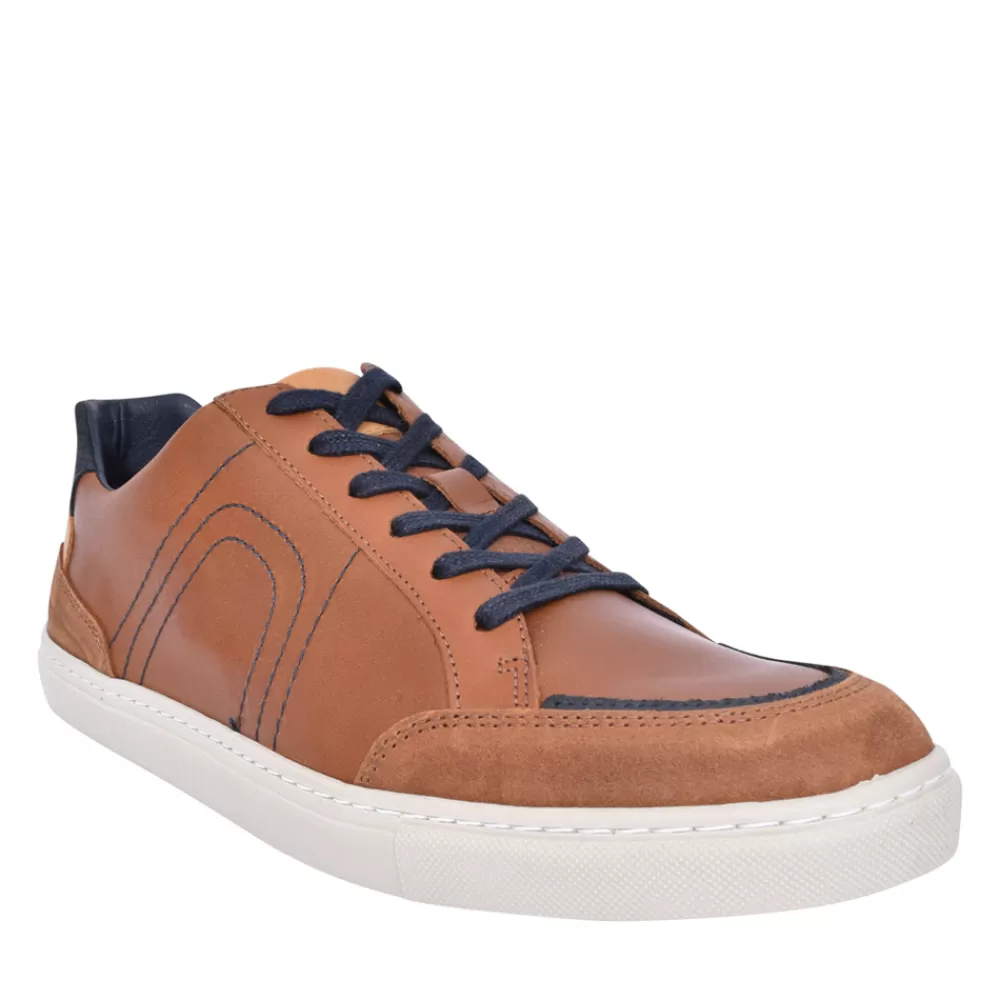 Mens LLOYD & PRYCE Mens Varney Laced Trainer In Tan