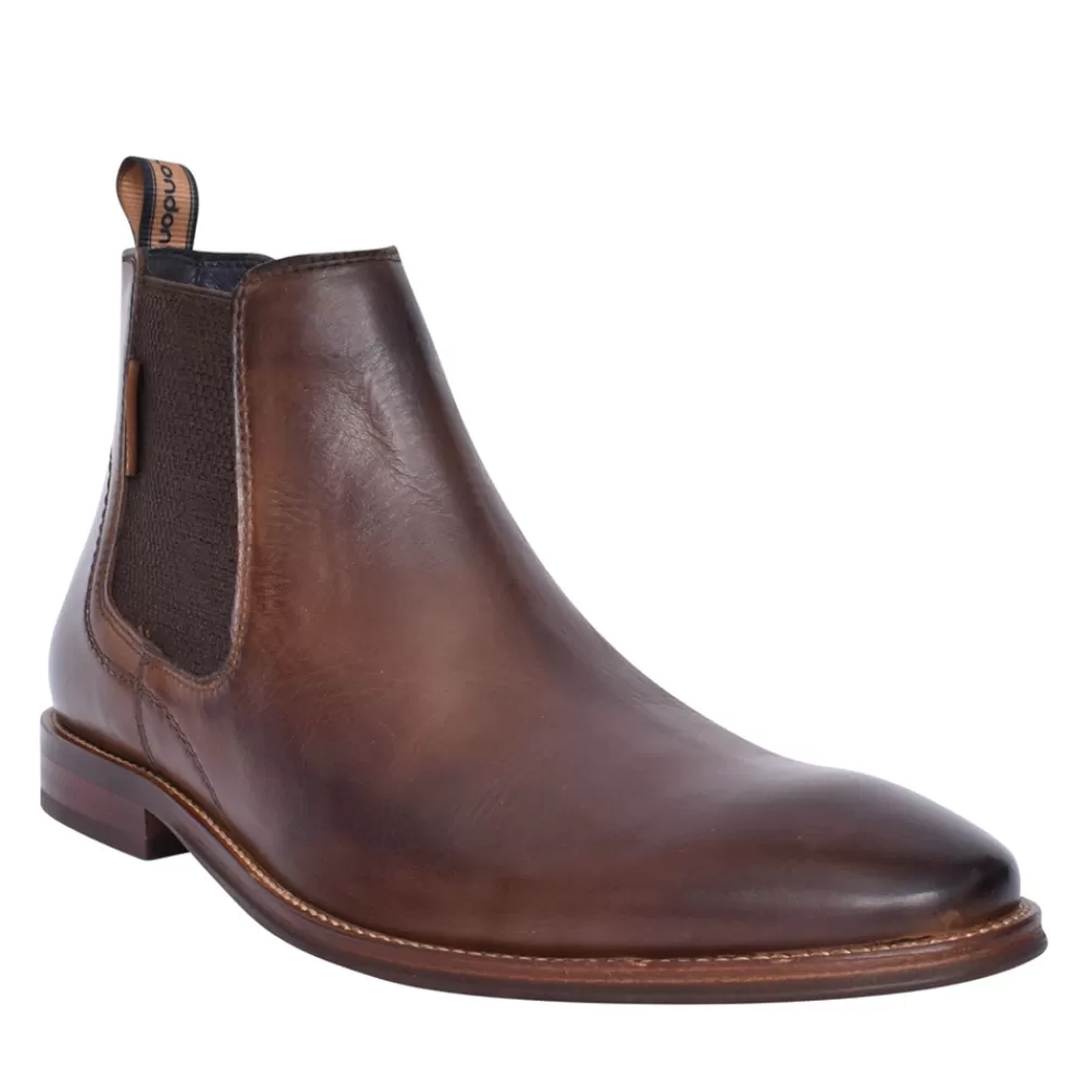 Mens BASE LONDON Men's Ve04 Sikes Chelsea Boot In Brown