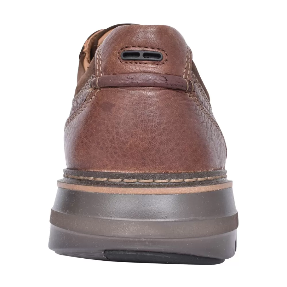 Mens CLARKS Men'sun Ramble Lace Mahogany H Fit Laced Shoein Brown