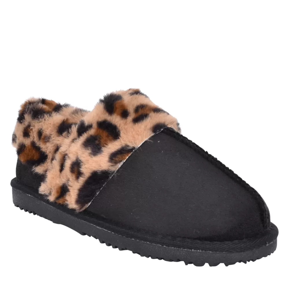 Ladies ELLA Rosie Bootee Slipper In Black
