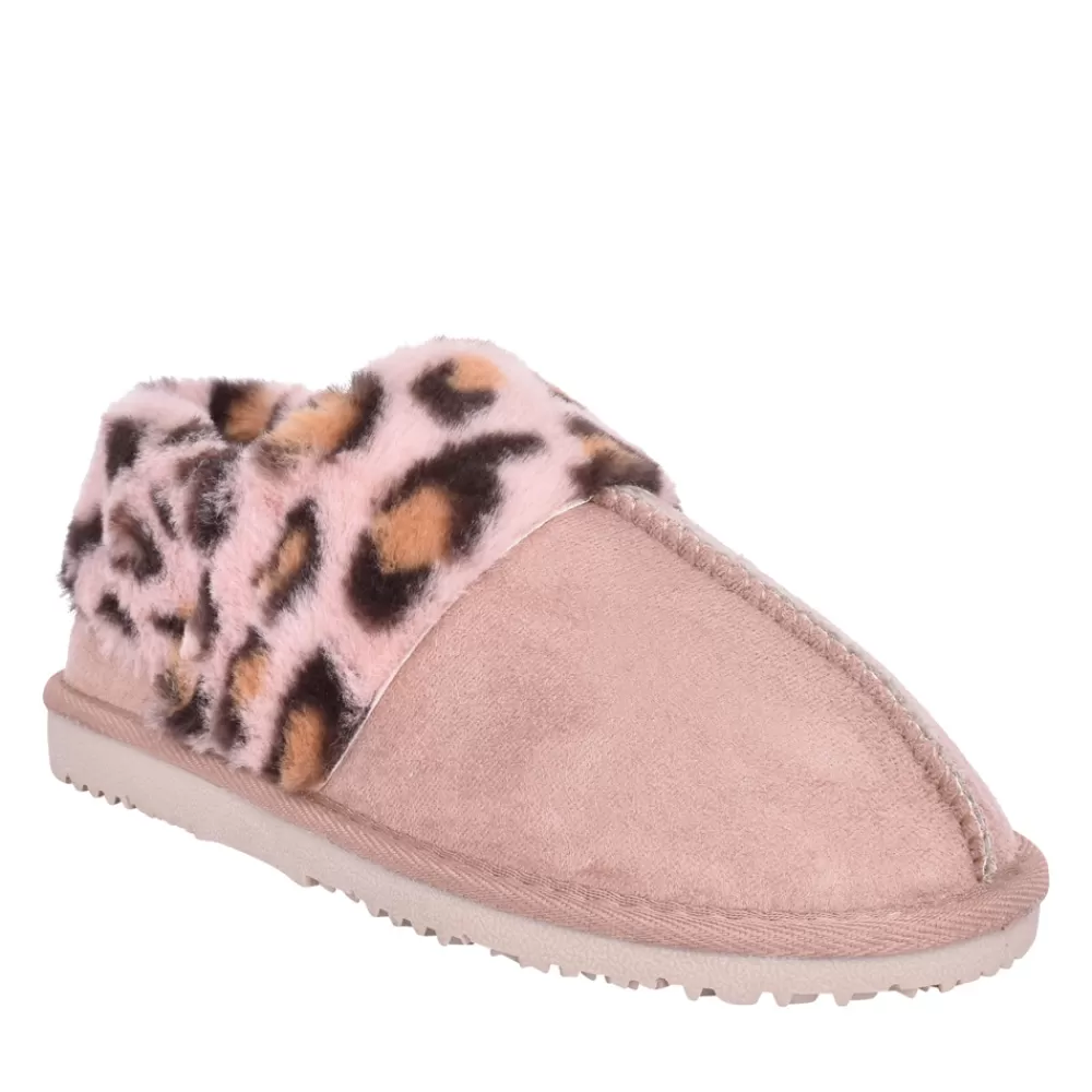 Ladies ELLA Rosie Bootee Slipper In Pink
