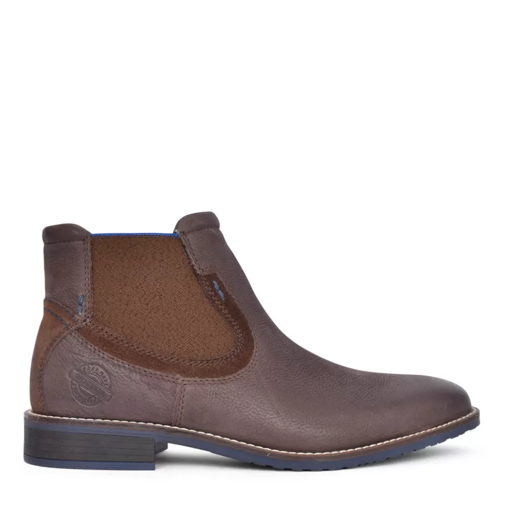 Mens DUBARRY Santos 4722 Slip-On Ankle Boot In Cigar