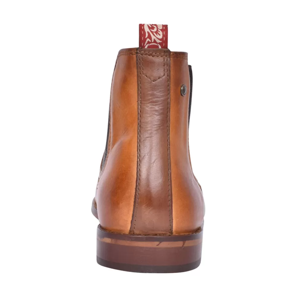 Mens BASE LONDON Tc07 Scout Chelsea Boot For Men In Tan