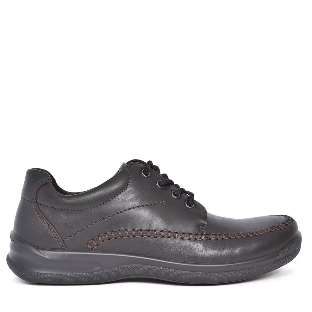 Mens HOTTER Trafalgar Laced Shoe For Men In Brown