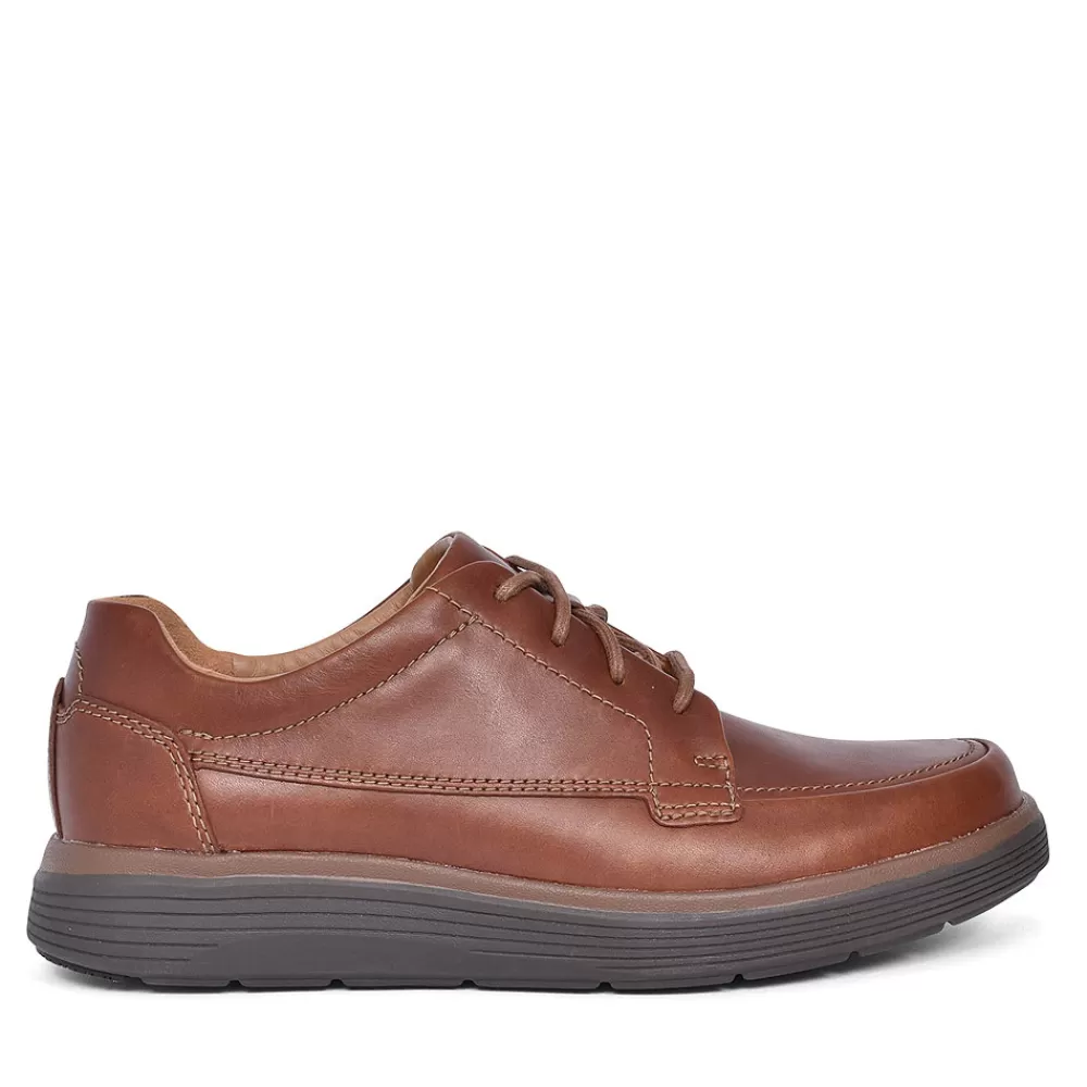 Mens CLARKS Un Abode Easeleather Shoe For Men In Tan